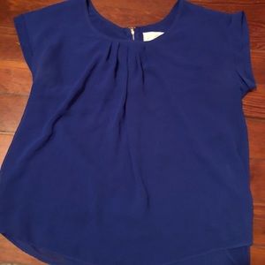 Royal Blue Blouse